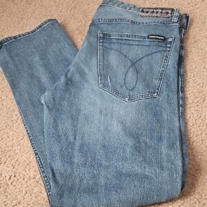 Calvin Klein Men's Denim Straight Jeans